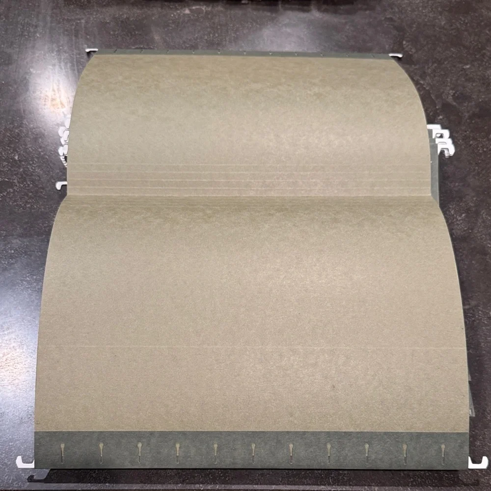 Hanging File Folders in Green